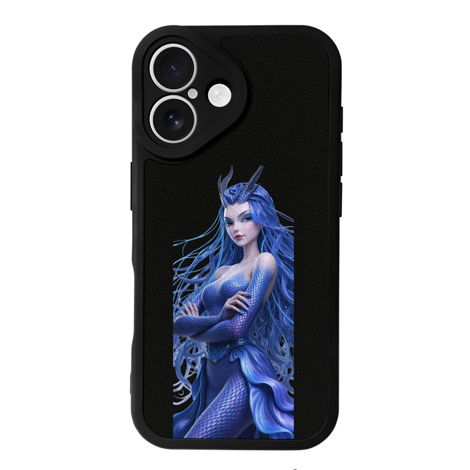 （画像用） Ne Zha 2 ナタ 魔童の大暴れ 【iPhone 16シリーズ対応】シリコンスマホケース（レザー調） 材質：シリコン